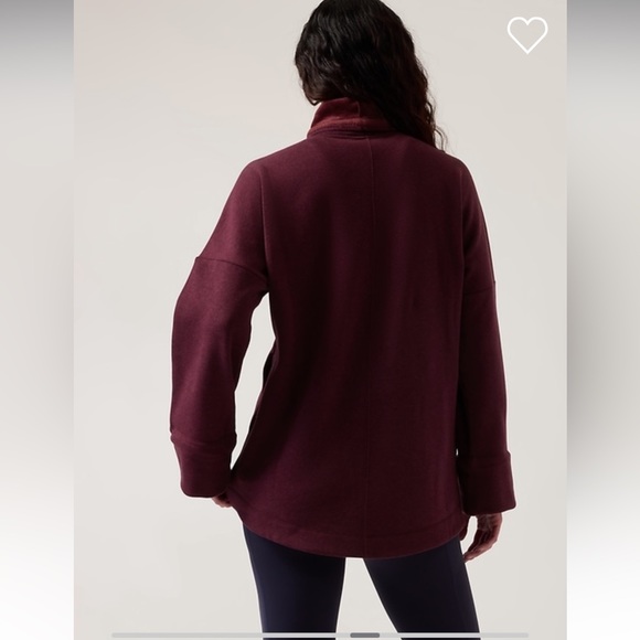 NWT Athleta Cozy Karma Funnel Neck Sweatshirt Size XS - Picture 2 of 11